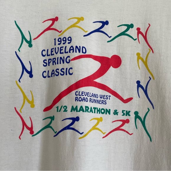 Vintage 1999 Cleveland Spring Classic front and back printed long sleeve t-shirt - Picture 3 of 11
